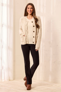 Button-Front Cardigan