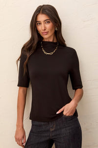 Funnel Neck Top