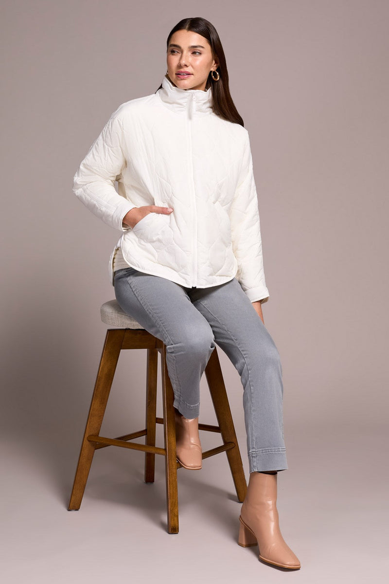 Lightweight Drop Shoulder Quilted Puffer