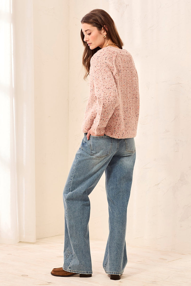 Sequin Sweater Cardigan
