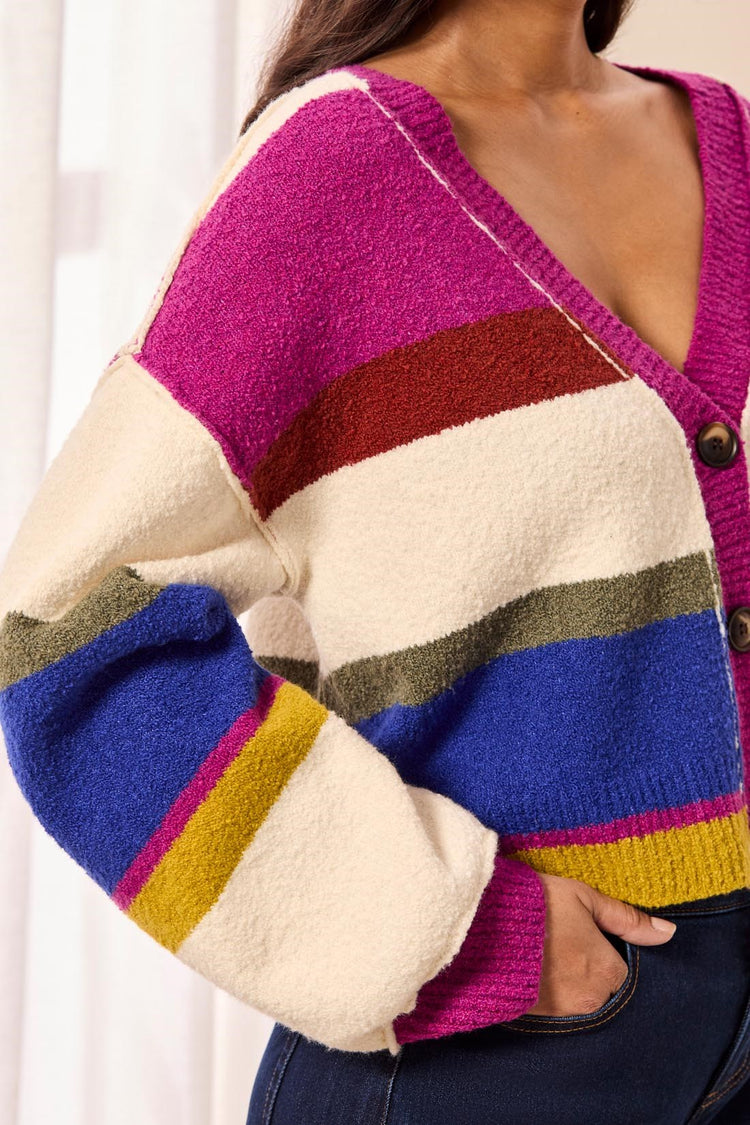 Drop Shoulder Cardigan