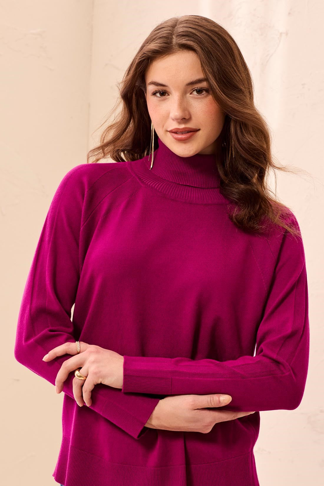 Mock Turtleneck Sweater