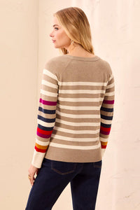 Viscose Striped Sweater