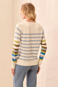 Viscose Stripe Sweater