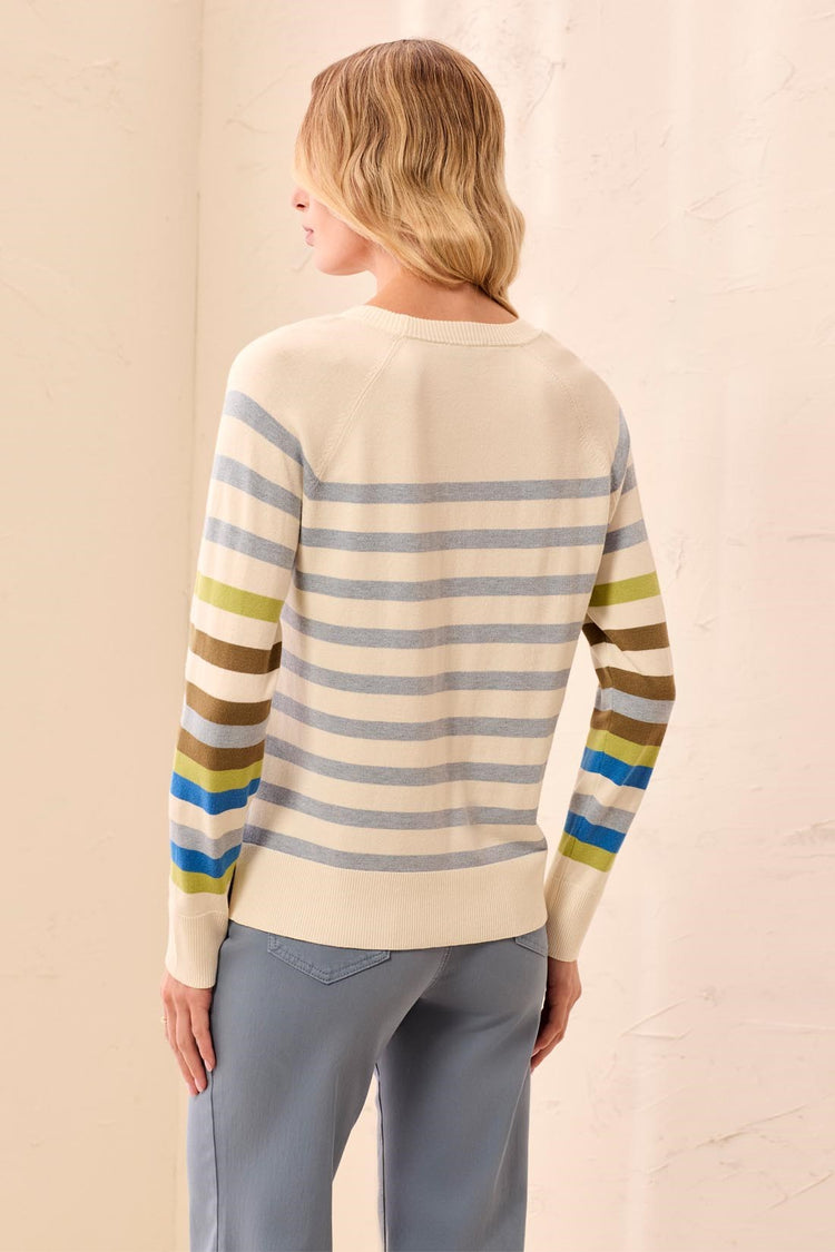 Viscose Stripe Sweater