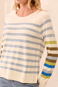 Viscose Stripe Sweater