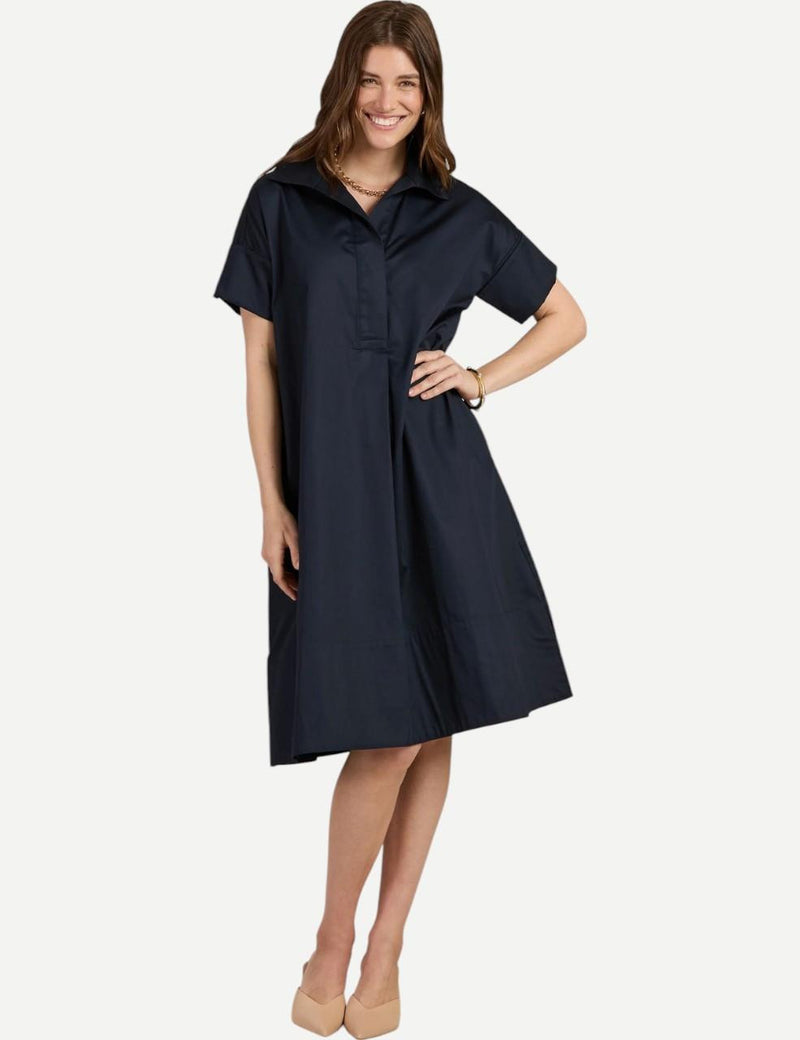 Addie Cotton Midi Shirtdress