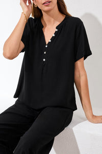 Linen Relaxed Fit Top
