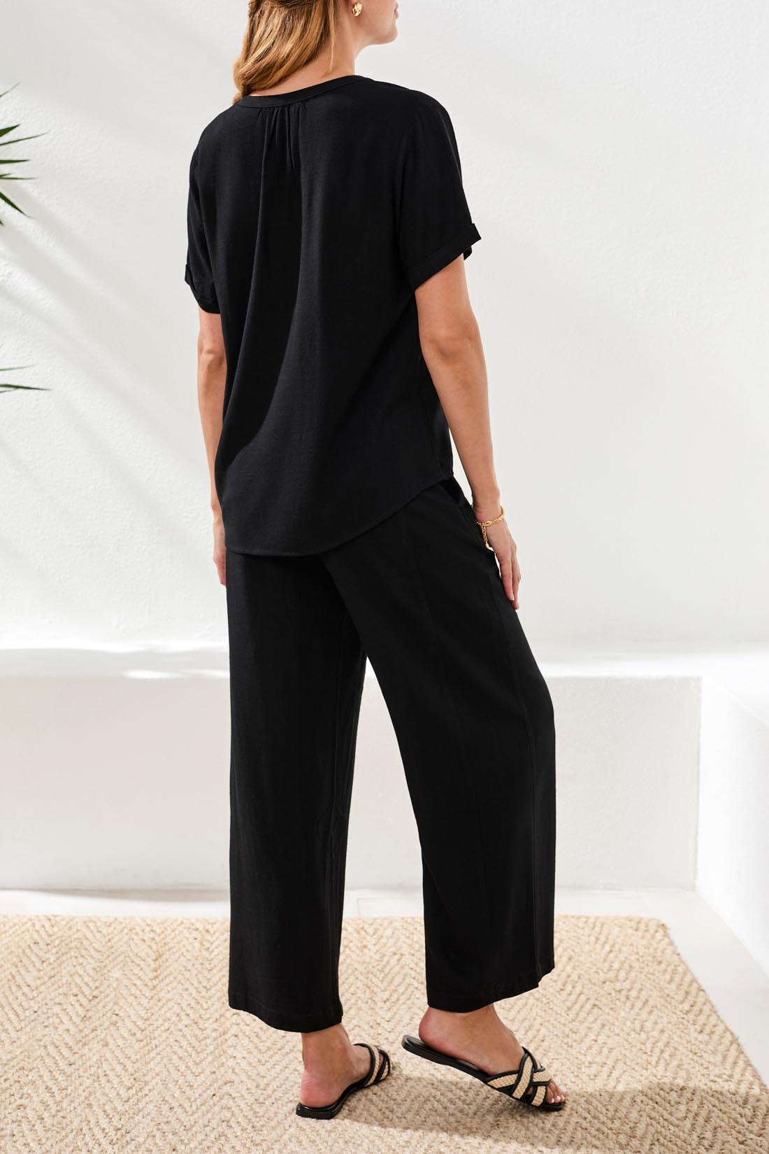 Linen Relaxed Fit Top