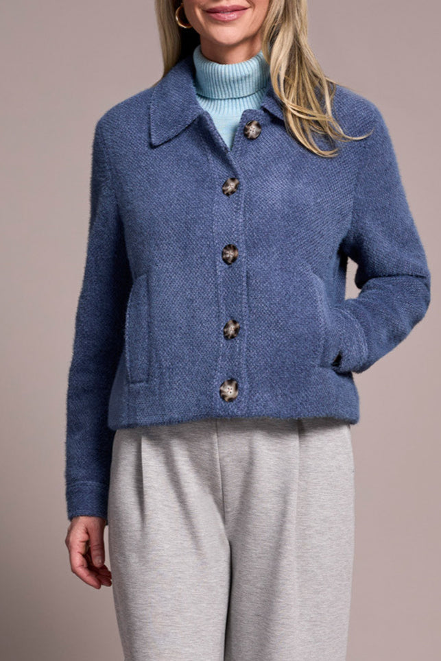Long Sleeve Button Front Jacket