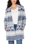 Long Sleeve Open Front Sweater Coat