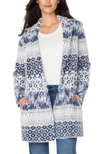 Long Sleeve Open Front Sweater Coat