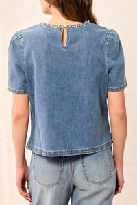 Denim T-Blouse