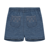 Chambray Shorts
