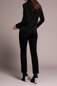 Mock Neck with Merrow Edge Long Sleeve