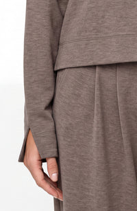 Boat Neck Sweatshirt