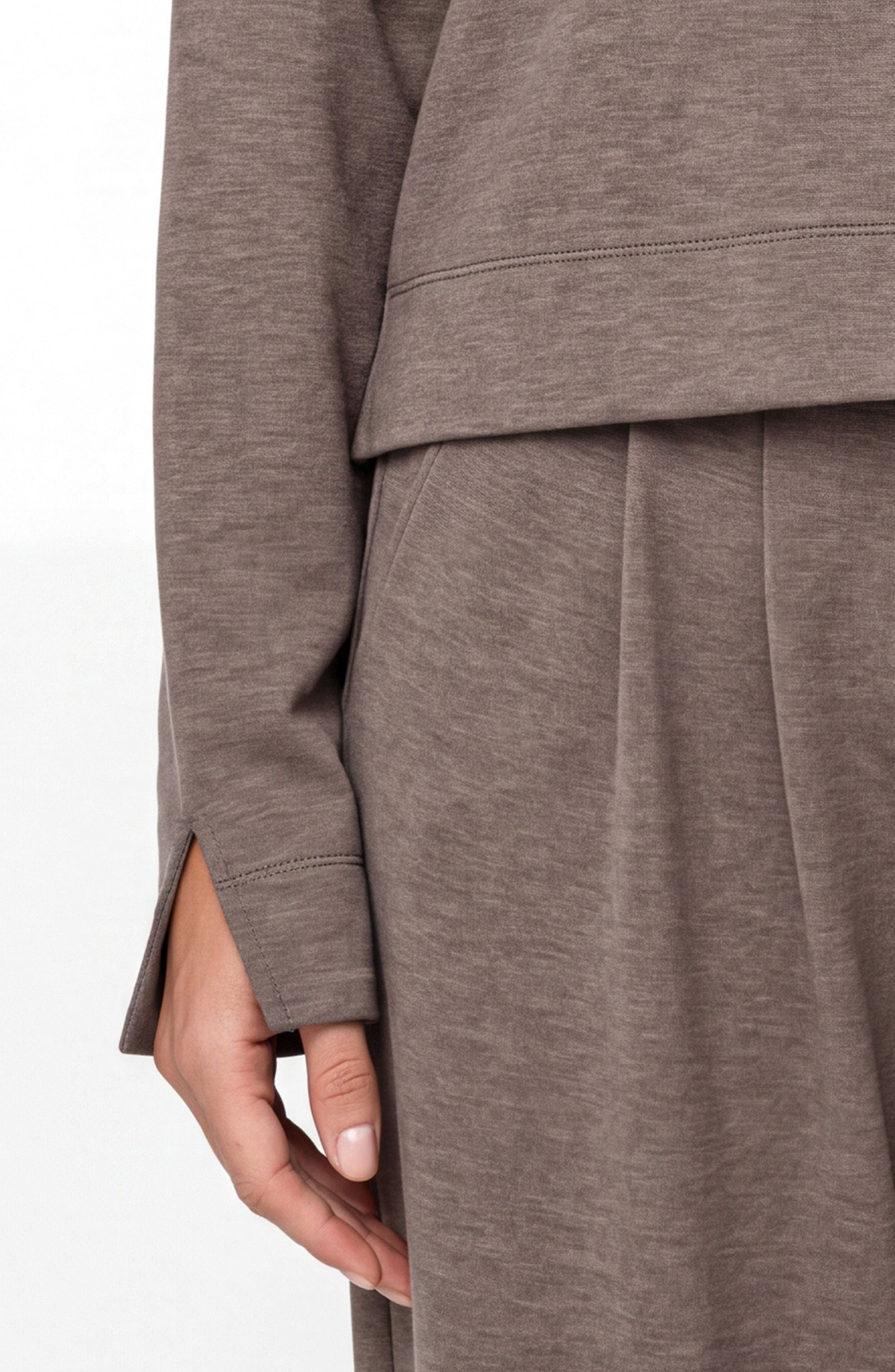 Boat Neck Sweatshirt
