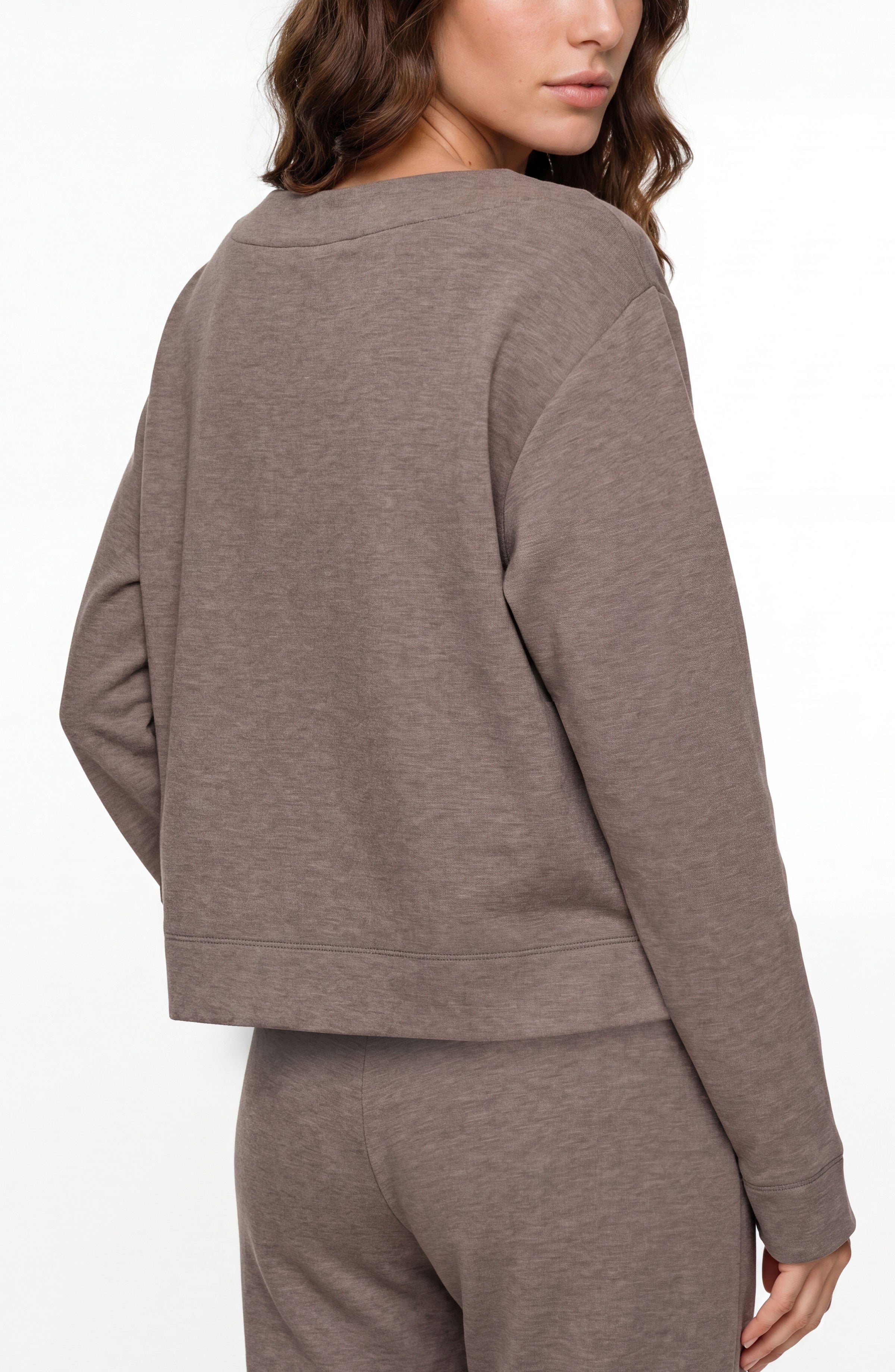 Boat Neck Sweatshirt