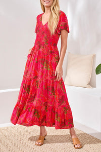 Ruched Top Maxi Dress