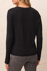 Pointelle Knit Sweater