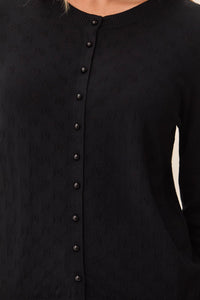 Pointelle Knit Sweater