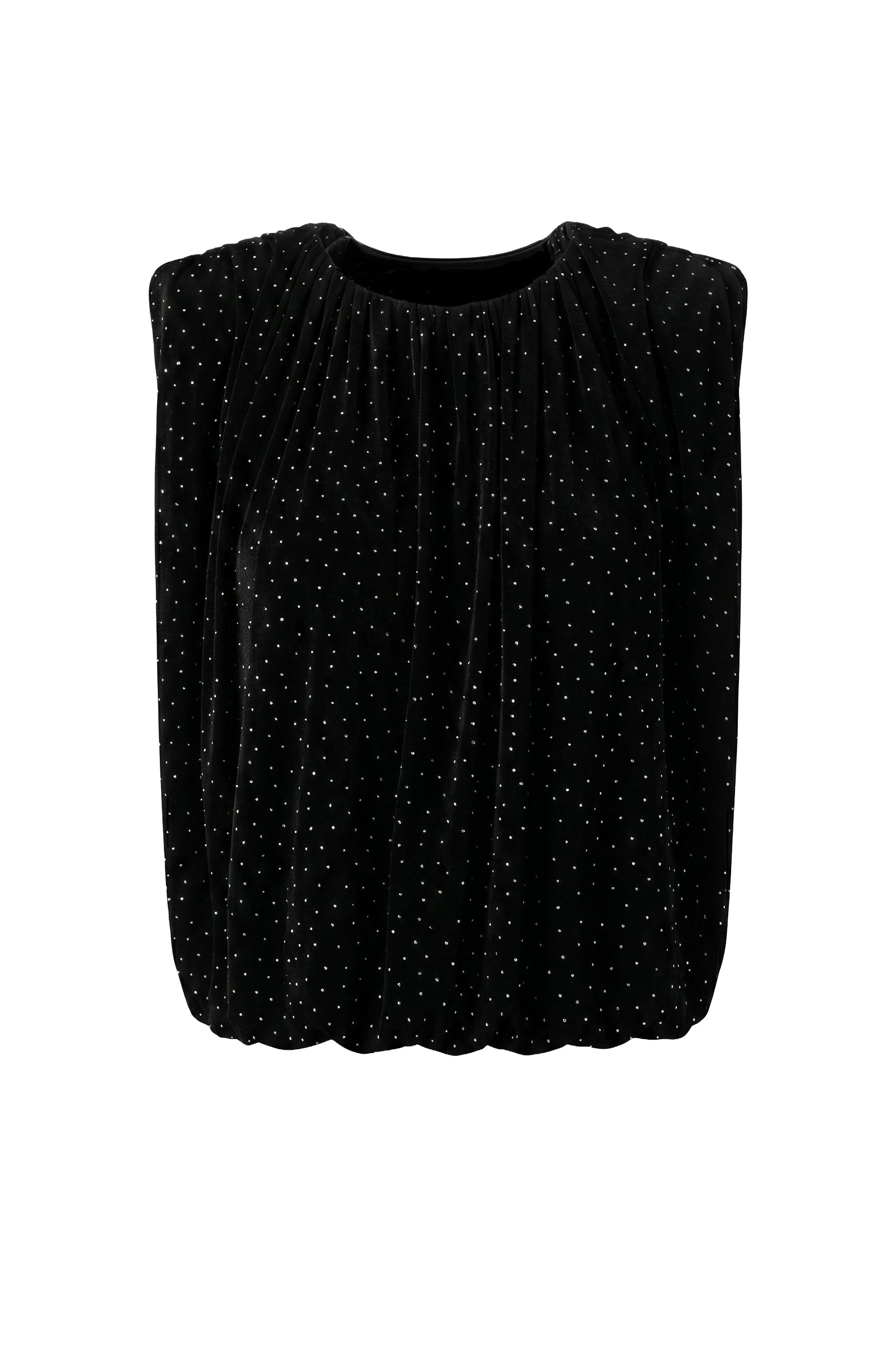 Sleeveless Draped Top