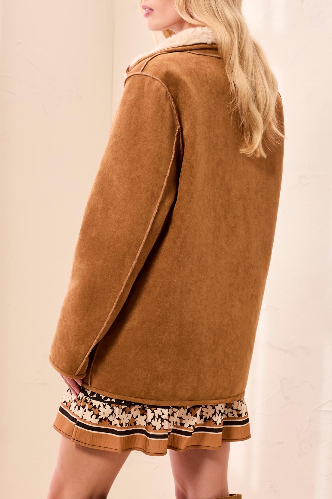 Reversible Faux Fur Coat