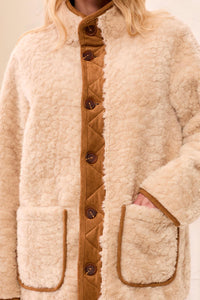 Reversible Faux Fur Coat