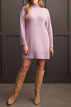 Mock Neck Sweater Dress