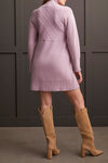 Mock Neck Sweater Dress