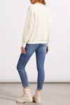 Oversized Drop Shoulder Polo Sweater