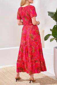 Ruched Top Maxi Dress