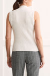 Sleeveless Mock Neck Top