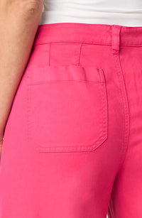 Crop Wide Leg With Patch Pockets 27"