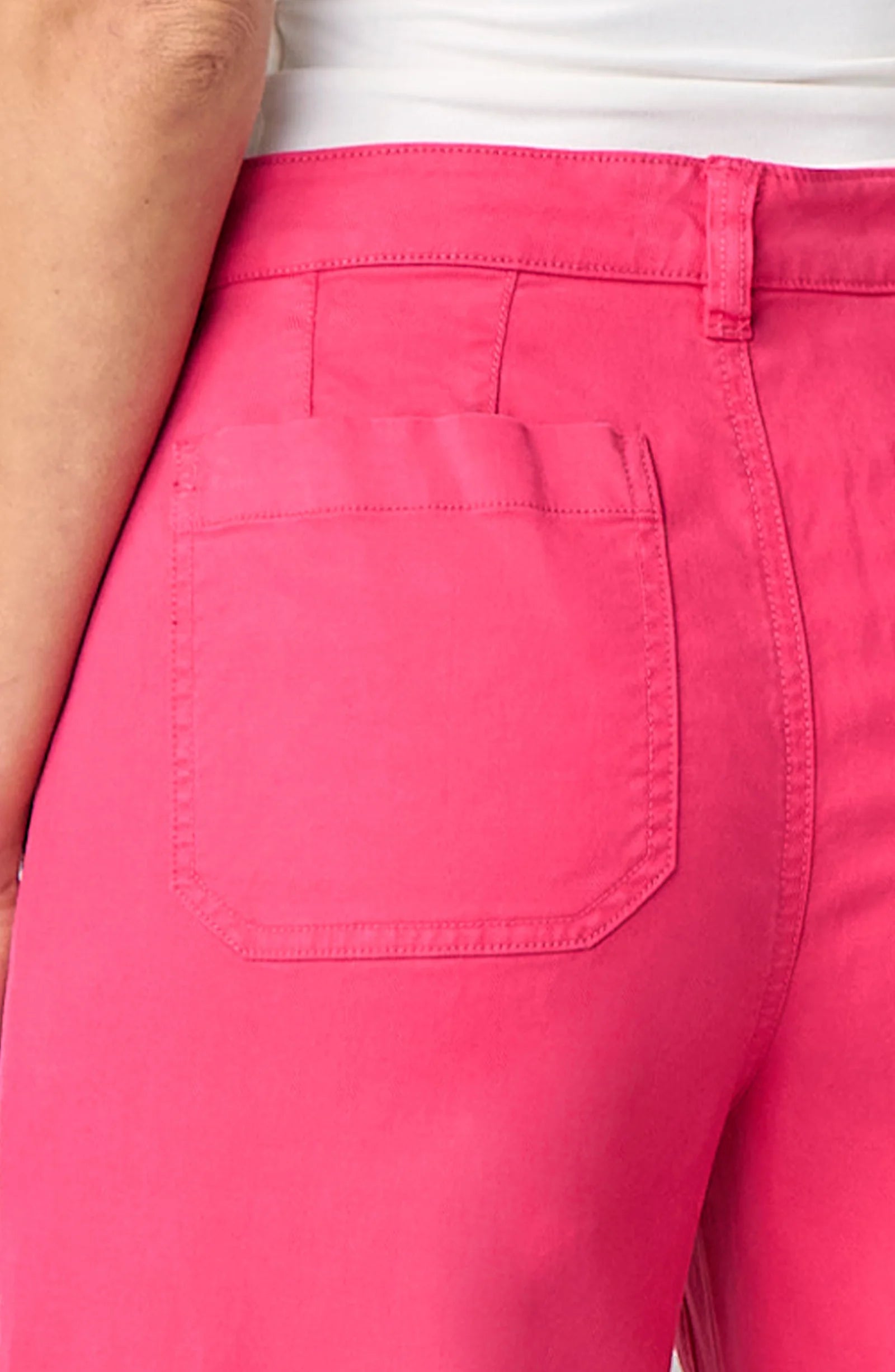 Crop Wide Leg With Patch Pockets 27"