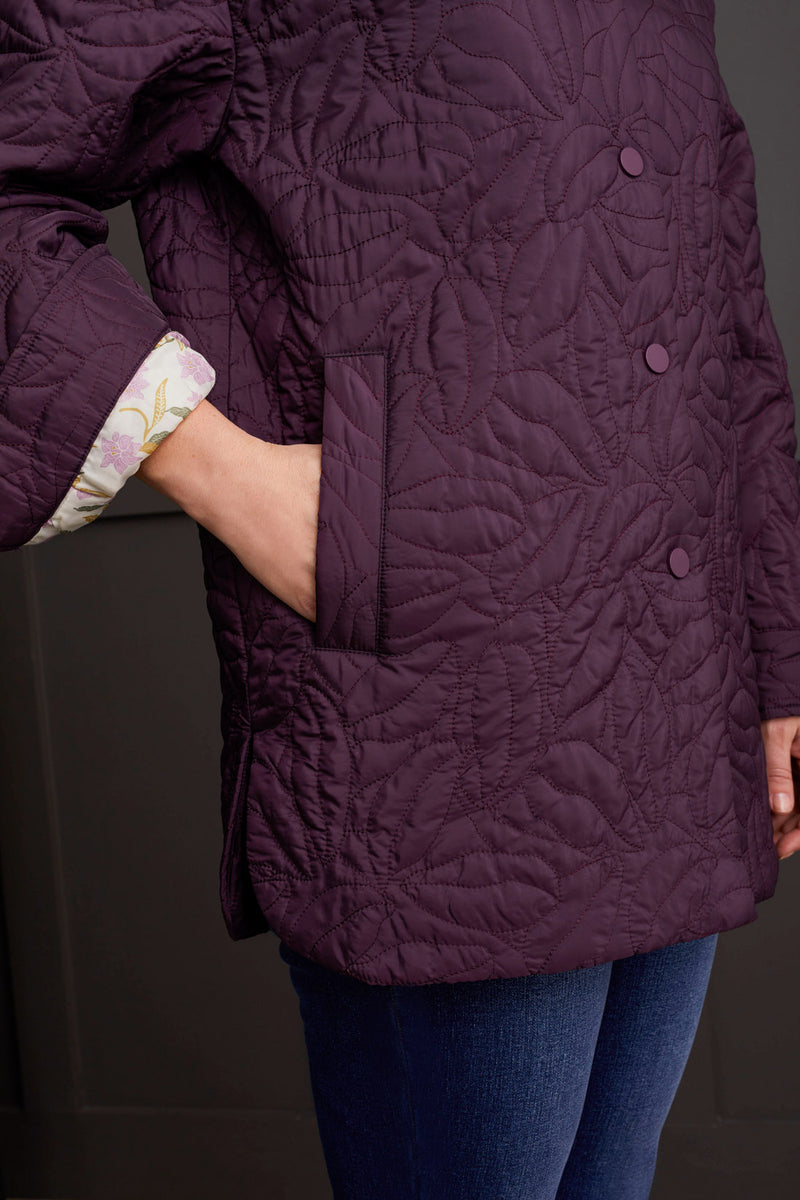 Quilted Snapped Front Shacket