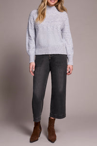 Long Sleeve Mock Neck Sweater