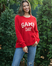 Game Day Raglan Crew Chunky